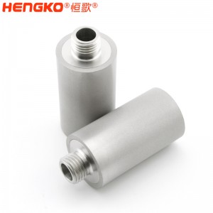 恒歌濾芯廠家供應化學工業(yè)材料過濾不銹鋼濾芯_吸震滲透性好金屬多孔材料