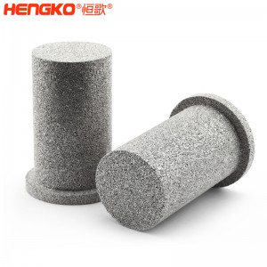 恒歌工業(yè)不銹鋼除塵濾筒透氣性好金屬粉末燒結(jié)濾芯過濾精準易清洗,應(yīng)用于生物工程