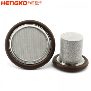 廠(chǎng)家定制真空卡環(huán)濾片_316L粉末燒結真空卡環(huán)不銹鋼濾芯氣體檢漏儀外殼用