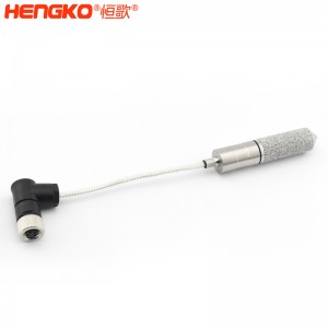 恒歌定制高精度RHT30系列溫濕度傳感器高靈敏測(cè)量溫室大棚外螺紋不銹鋼探頭