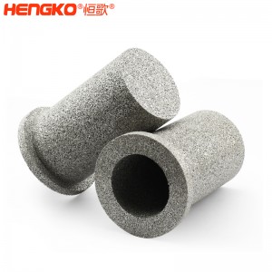 定制0.2-90um粉末燒結不銹鋼濾筒結構穩定抗沖擊,用于化工食品水處理