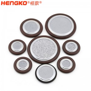 NW25法蘭真空不銹鋼316過(guò)濾網(wǎng)支架密封圈件兼容真空接頭配件