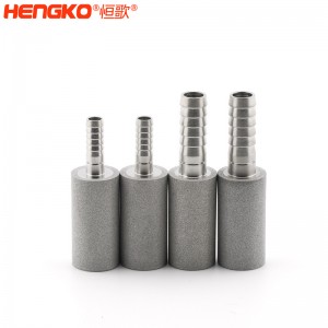 微孔金屬曝氣頭丨不銹鋼曝氣頭外螺紋氣體擴散器