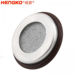 恒歌燒結316L不銹鋼真空卡環(huán)真空過濾片熱穩(wěn)定性好氣體泄漏探測器外殼可用