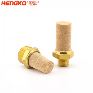 源頭廠家供應不銹鋼/銅氣動元件消聲器濾芯,堅固耐用壽命長可來圖定制