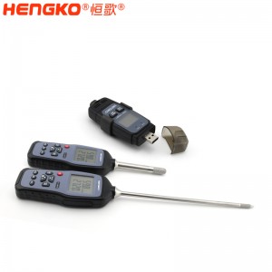 恒歌定制HG970手持式溫濕度標(biāo)準(zhǔn)器_用于無塵車間、儲存?zhèn)}庫溫濕度測量抽檢