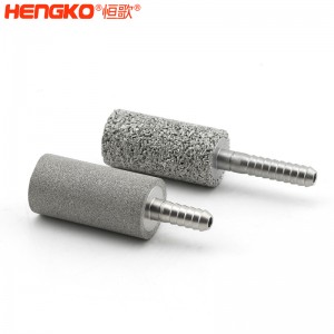 廠家定制316L粉末燒結(jié)不銹鋼過濾器曝氣頭,高強度耐腐蝕水族專用氣泡石