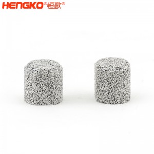 微米燒結金屬不銹鋼濾柱_316L不銹鋼粉末燒結濾柱