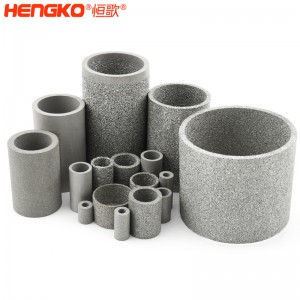 廠家直銷不銹鋼316L粉末微顆粒濾筒，耐高溫防塵不銹鋼金屬燒結(jié)濾筒濾芯