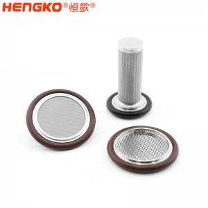 KF16篩網(wǎng)定心環(huán)用于ISO真空管道系統不銹鋼O型圈真空接頭