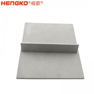 廠家定制微米多孔燒結(jié)316L不銹鋼金屬過濾板易清洗