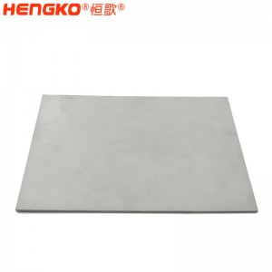 恒歌燒結(jié)不銹鋼316多孔金屬氣體擴(kuò)散層過濾板一般小于5.9″ 制氫和儲存用