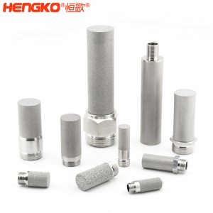 廠家來圖定制粉末燒結(jié)316L不銹鋼過濾器濾芯防塵耐腐蝕,用于化工制藥
