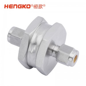 不銹鋼全焊接直通型過濾器_半導(dǎo)體特種氣體1/4納米去除顆粒過濾器