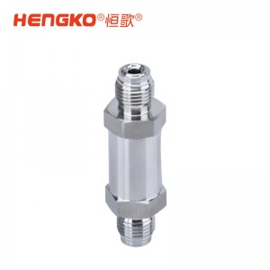 316L不銹鋼304高壓雙卡套過濾器_直通過濾閥1/4 1/2氮氫氣高純氣體