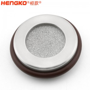 恒歌燒結316L不銹鋼真空卡環(huán)真空過濾片熱穩(wěn)定性好氣體泄漏探測器外殼可用