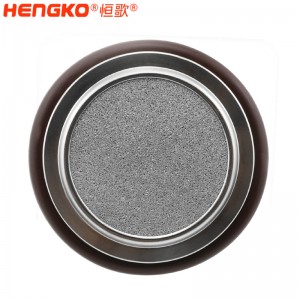 恒歌燒結316L不銹鋼真空卡環(huán)真空過濾片熱穩(wěn)定性好氣體泄漏探測器外殼可用