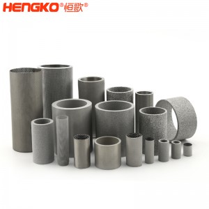 廠家定制微米多孔不銹鋼粉末燒結(jié)濾管高精度耐腐蝕氣體液體過濾器工業(yè)用