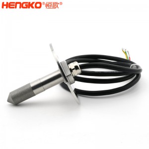 恒歌高精度溫濕度傳感器探頭防水不銹鋼外殼RHT30 i2c土壤濕度露點(diǎn)溫度環(huán)境測(cè)量傳感器
