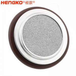 恒歌燒結316L不銹鋼真空卡環(huán)真空過濾片熱穩(wěn)定性好氣體泄漏探測器外殼可用