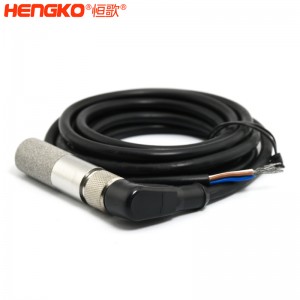 RHT系列高濕度雙防水土壤溫濕度傳感器探頭高靈敏高精度,用于溫室花園測量